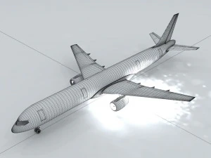 transportation aircraft 75525 3D Model