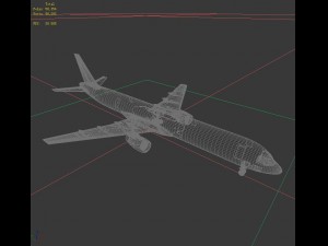 transportation aircraft 75525 3D Model