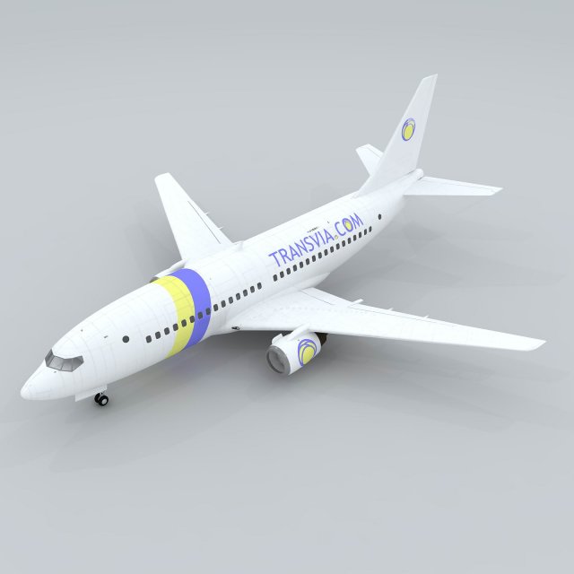 transportation aircraft 75526 3D Модель .c4d .max .obj .3ds .fbx .stl .blend 
