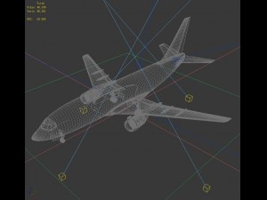 transportation aircraft 75526 3D Модель