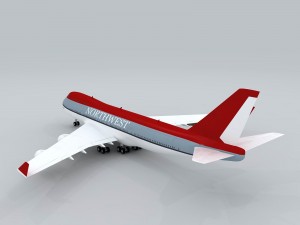transportation aircraft 75527 Model 3D