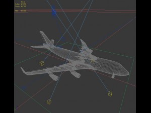 transportation aircraft 75527 Model 3D