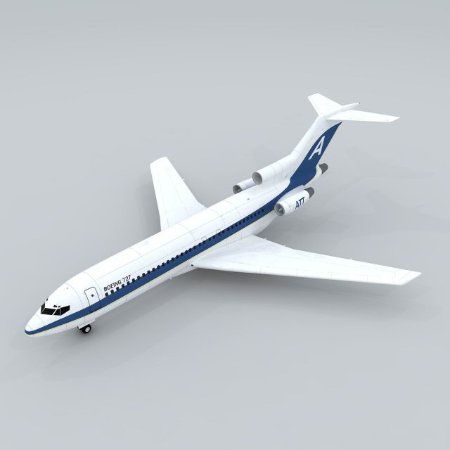 transportation aircraft 75529 3D Model .c4d .max .obj .3ds .fbx .stl .blend 