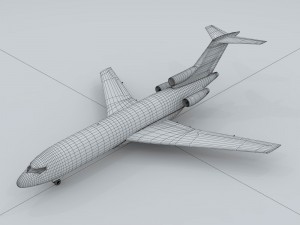 transportation aircraft 75529 3D Model