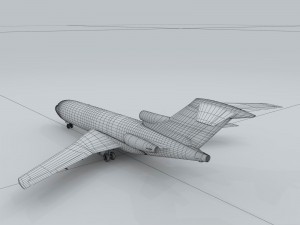 transportation aircraft 75529 3D Model