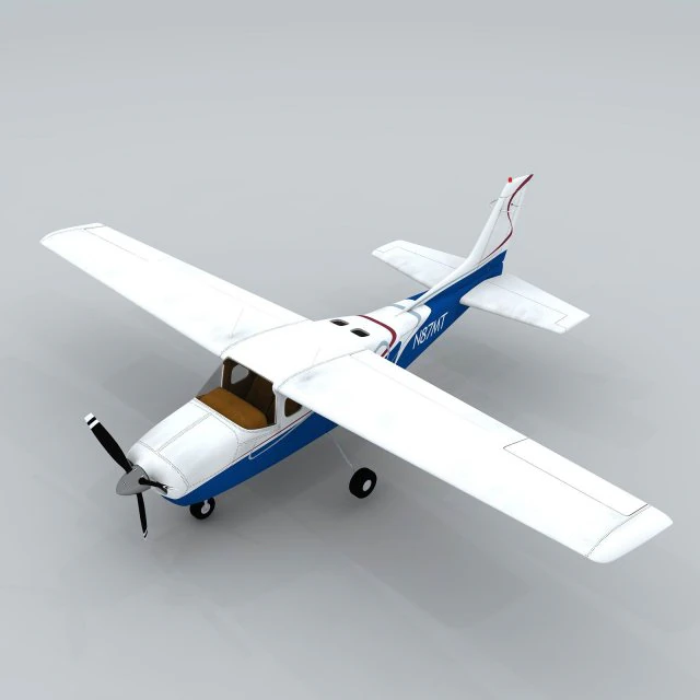 transportation aircraft 75530 3D Model .c4d .max .obj .3ds .fbx .stl .blend