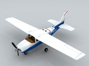 transportation aircraft 75530 3D Model