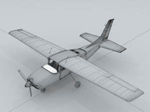 transportation aircraft 75530 3D Модель