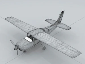 transportation aircraft 75530 3D Model