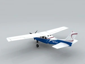 transportation aircraft 75530 3D Model