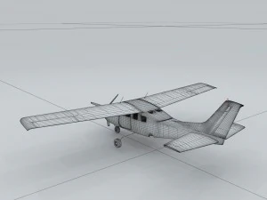 transportation aircraft 75530 3D Model