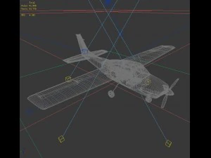 transportation aircraft 75530 3D Model