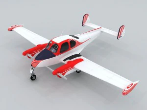 avi&oacute;n de transporte 75531 Modelo 3D