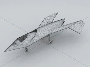 transportation aircraft 77384 3D Model