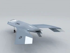 transportation aircraft 77384 3D Model