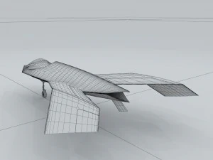transportation aircraft 77384 3D Model