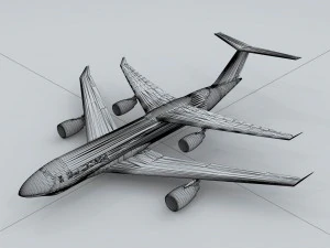 transportation aircraft 82956 3D Model