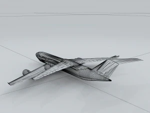 transportation aircraft 82956 3D Model