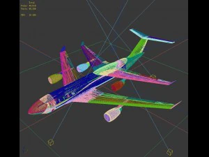 transportation aircraft 82956 3D Model