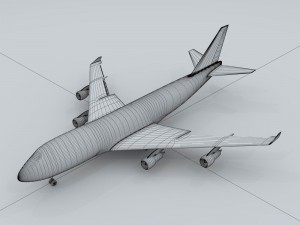 transportation aircraft 89456 Model 3D
