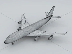 transportation aircraft 89456 3D Model
