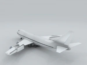 transportation aircraft 89456 3D Model