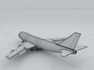 transportation aircraft 89456 Model 3D