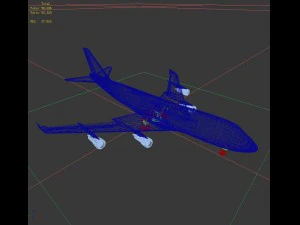 transportation aircraft 89456 3D Model