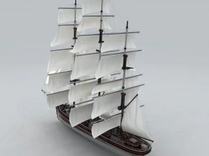 transportation boats 88059 3D Model