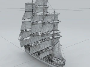 transportation boats 88059 3D Model