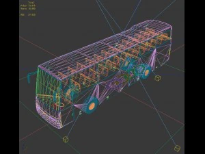 transportation bus 35543 3D Model