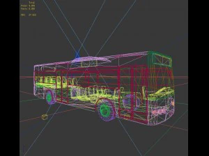 transportation bus 35544 3D Model