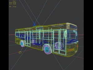 transportation bus 35582 3D 模型