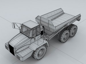 transportation engineering dumpers 343 3D Model
