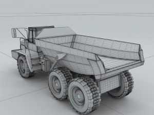 transportation engineering dumpers 343 3D Model
