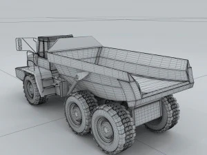 transportation engineering dumpers 343 3D Model