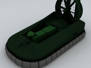 transportation motorboat 1 3D Model