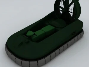transportation motorboat 1 3D Model