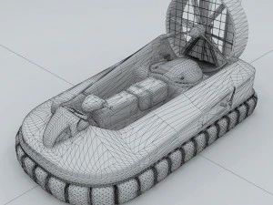 transportation motorboat 1 3D Model