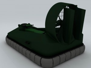 transportation motorboat 1 3D 模型