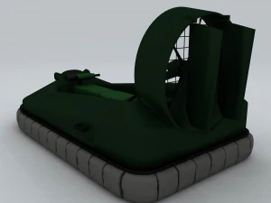 transportation motorboat 1 3D Model