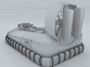 transportation motorboat 1 3D 模型