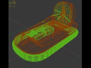 transportation motorboat 1 3D Model