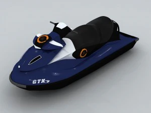 transportation motorboat 15098 3D Model