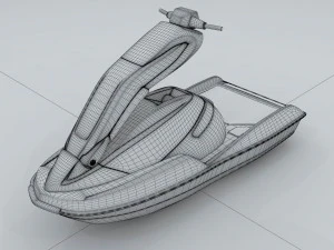 transportation motorboat 15099 3D Model