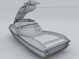 transportation motorboat 15099 3D Model