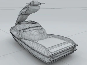transportation motorboat 15099 3D Model