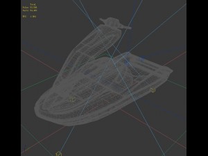 transportation motorboat 15099 3D Model