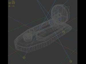 transportation motorboat 59113 3D Model