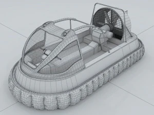 transportation motorboat d1515 3D Model